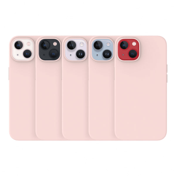 Just Mobile iPhone 14 Deksel TENC Silicone MagSafe Rosa