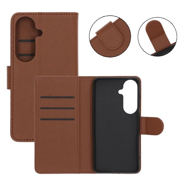 Samsung Galaxy S26 Etui med Stativ Brun