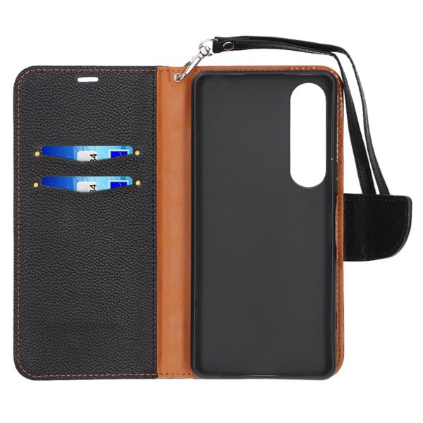Sony Xperia 1 VI Etui med Stativ Svart