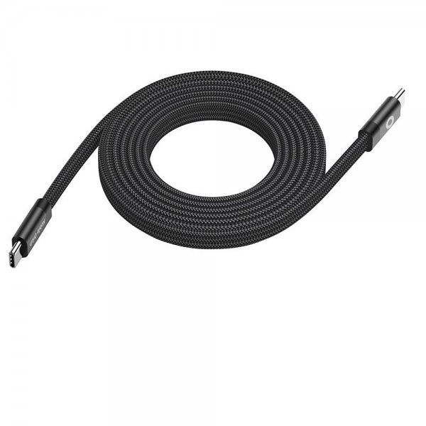 Mobile Origin Flat Kabel Magnetic USB-C to USB-C 1m Svart