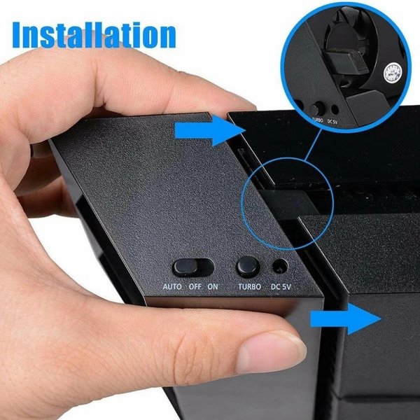Dobe PlayStation 4 kjølende vifte superkjøling