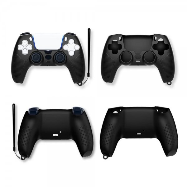 PlayStation 5 DualSense kontrollerbeskyttelse med stropp svart