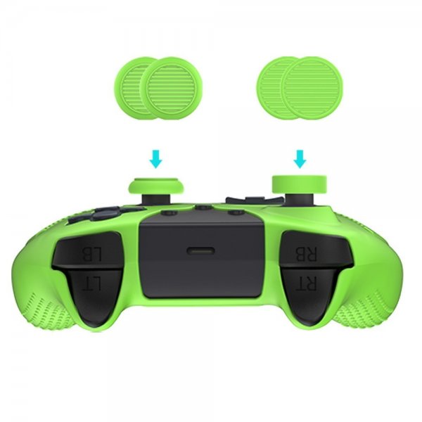 PlayStation 5 Spillkontroller Tommelgrep 4 pack Grønn