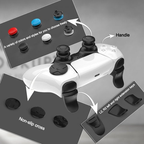 PlayStation 5 Tommelgrep Trigger Forlenger D Pad Antiskli