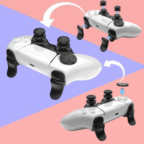 PlayStation 5 Tommelgrep Trigger Forlenger D Pad Antiskli