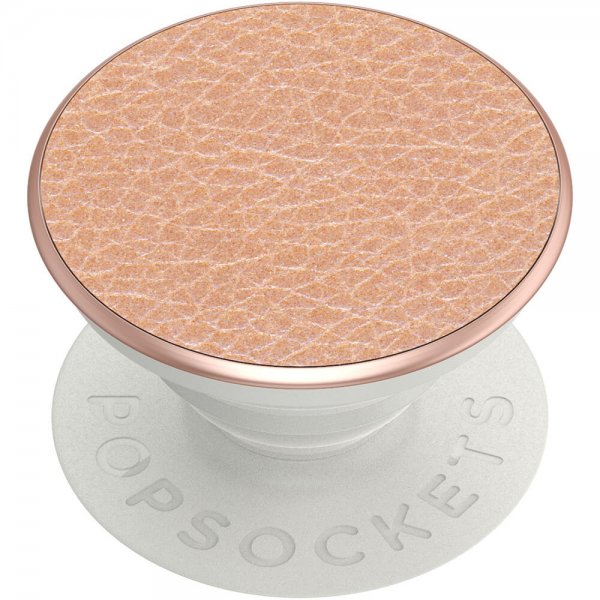 Popsockets PopGrip Premium Pebbled Vegan Leather Rosegull