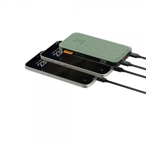 Xtorm Powerbank Fuel Series 5 20W 2xUSB-C 10 000 mAh Grønn