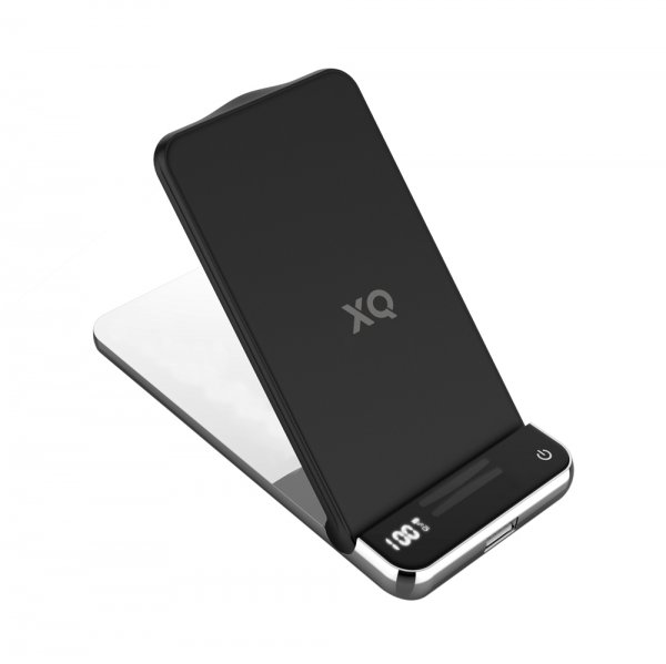 Xqisit Powerbank med Trådløs Laddning Svart