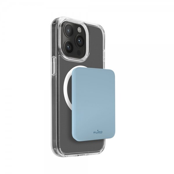 Puro Powerbank Mini Power Mag 4200 mAh Blå