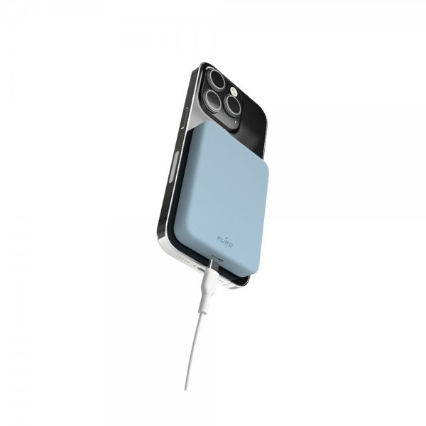 Puro Powerbank Mini Power Mag 4200 mAh Blå