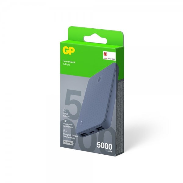 GP Powerbank Plus 5000 mAh Blå