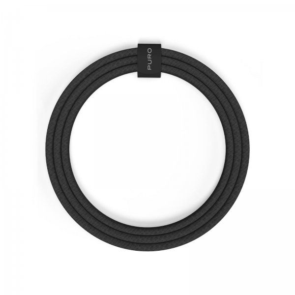 Puro Kabel Fabrik 2.0 60W USB-C til USB-C 1.5m Svart