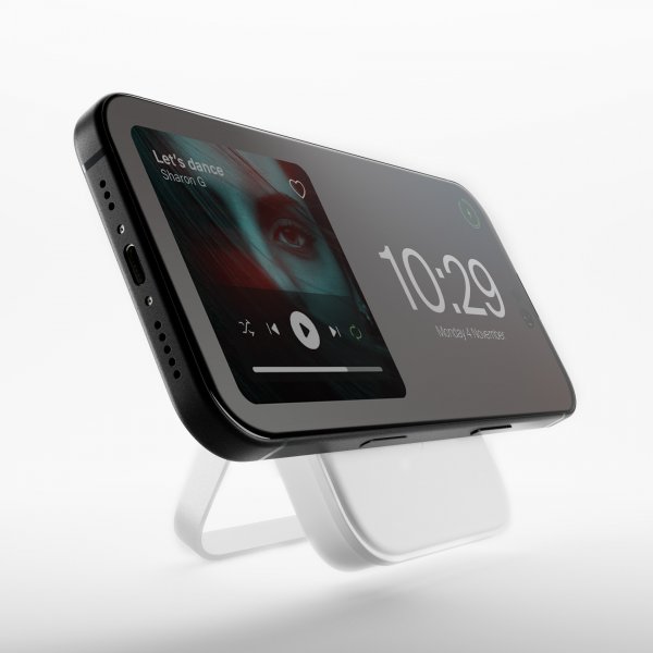 Puro Powerbank Stand Power Mag 5000 mAh Hvit