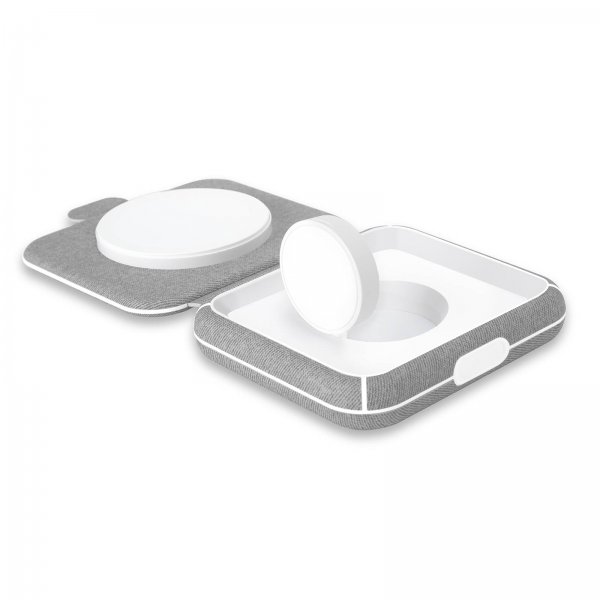 Puro Trådløs lader Power Go 2-in-1 MagSafe Hvit