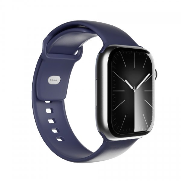 Puro Apple Watch 44/45/46/Ultra 49mm Armbånd Icon Crown Blue