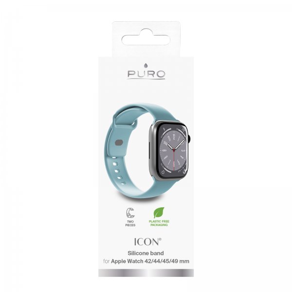 Puro Apple Watch 44/45/46mm/Ultra 49mm Armbånd Icon Island Mist