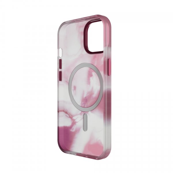 Puro iPhone 15 Deksel Aqua Rosa