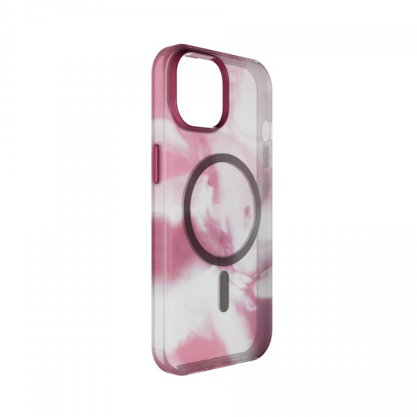 Puro iPhone 15 Deksel Aqua Rosa