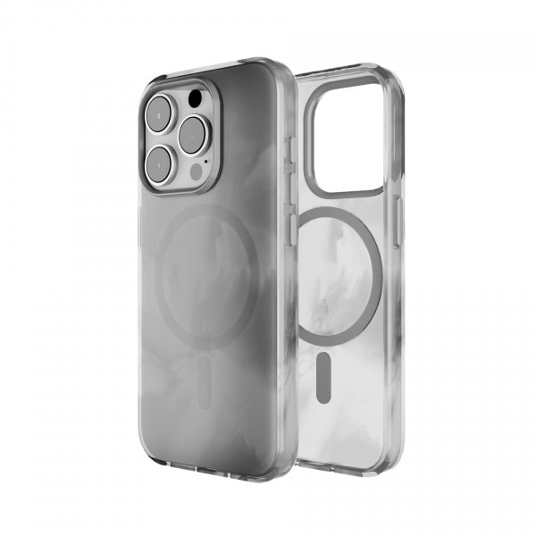 Puro iPhone 15 Pro Deksel Aqua Sølv