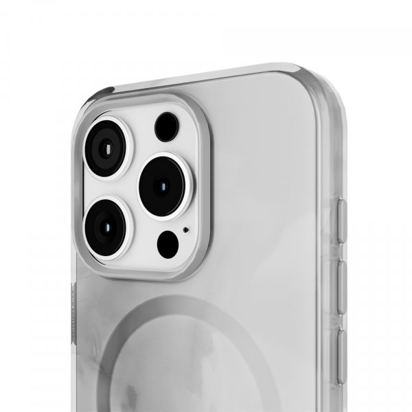 Puro iPhone 15 Pro Deksel Aqua Sølv