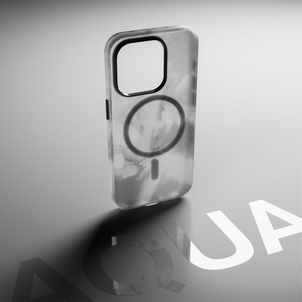 Puro iPhone 15 Pro Deksel Aqua Sølv