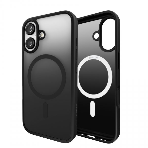 Puro iPhone 16 Deksel Gradient Svart
