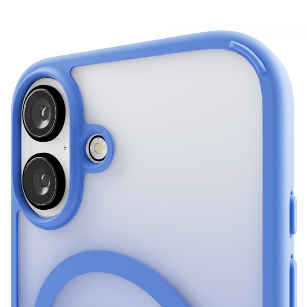 Puro iPhone 16 Deksel Gradient Blå