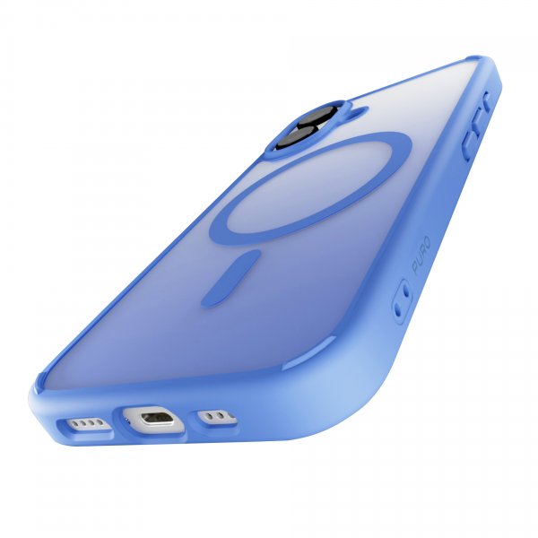 Puro iPhone 16 Deksel Gradient Blå