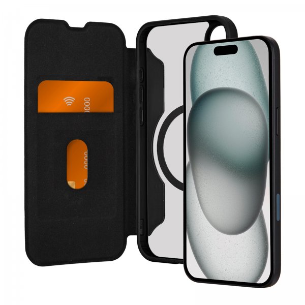 Puro iPhone 16 Plus Etui Book Mag 2 Svart