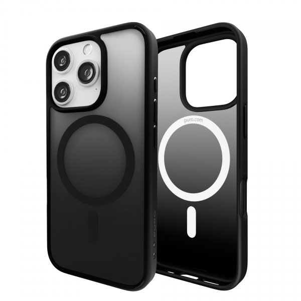 Puro iPhone 16 Pro Deksel Gradient Svart