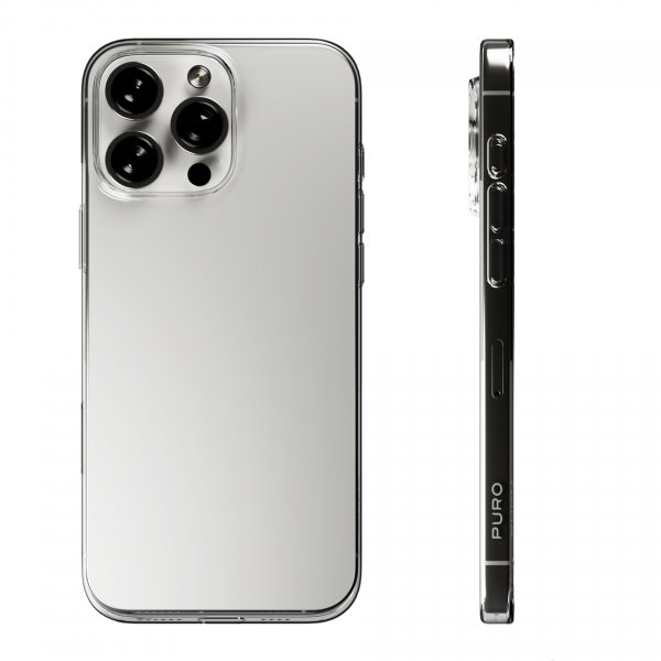Puro iPhone 16 Pro Max Deksel Nude Transparent