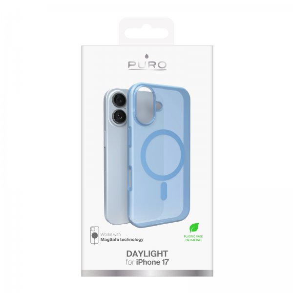 Puro iPhone 17 Deksel Daylight MagSafe Ice Blue