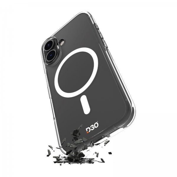 Puro iPhone 17 Deksel Impact Clear D3O MagSafe Transparent