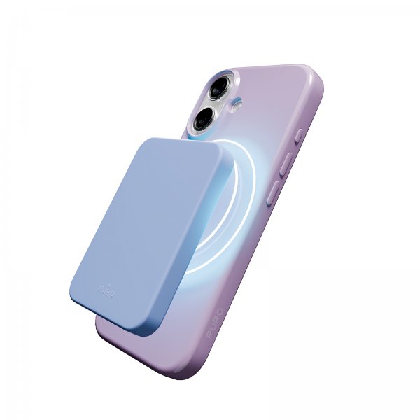 Puro iPhone 17 Deksel Pulse MagSafe Lavendel
