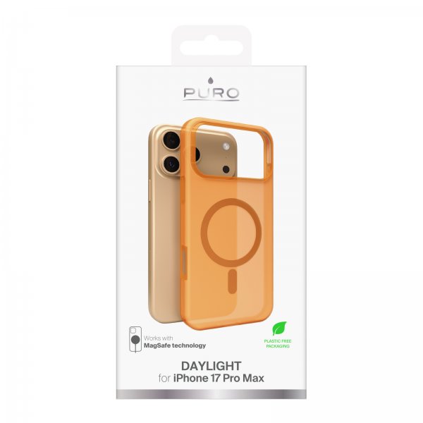 Puro iPhone 17 Pro Max Deksel Daylight MagSafe Oransje
