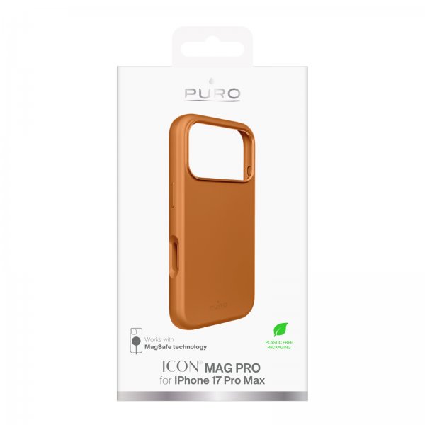Puro iPhone 17 Pro Max Deksel ICON Mag Pro Desert Sun
