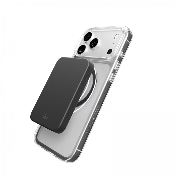 Puro iPhone 17 Pro Max Deksel Lite Mag Transparent Grå
