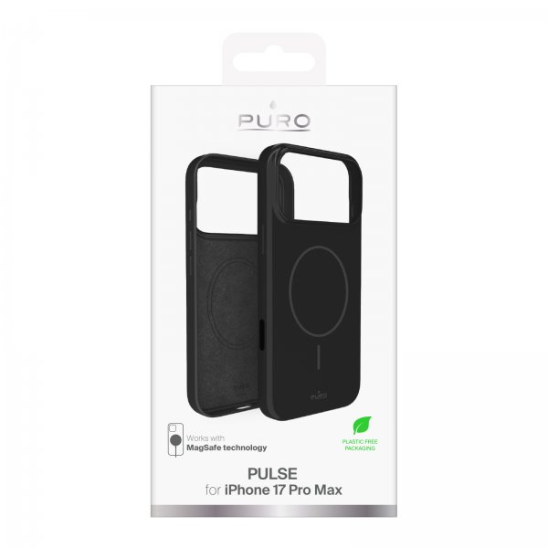 Puro iPhone 17 Pro Max Deksel Pulse MagSafe Svart