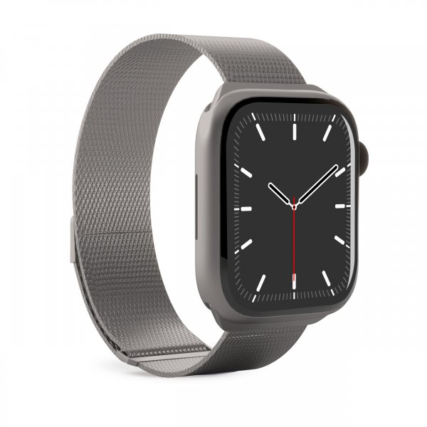 Puro Apple Watch 44/45/46mm/Ultra 49mm Armbånd Milanese Titanium