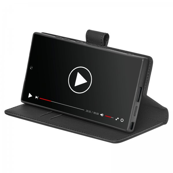 Puro Samsung Galaxy S24 Ultra Etui Wallet Stand Svart