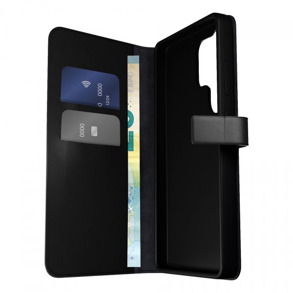 Puro Samsung Galaxy S26 Ultra Etui Wallet Stand Svart
