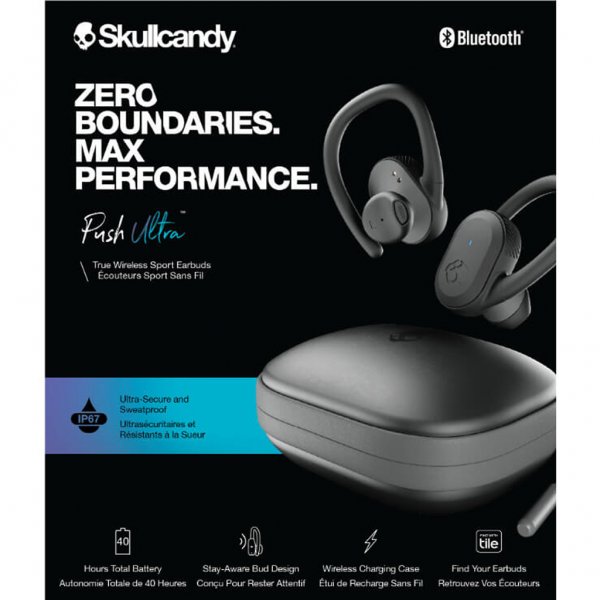 Skullcandy Push Ultra Hodetelefoner In-Ear True Wireless Svart
