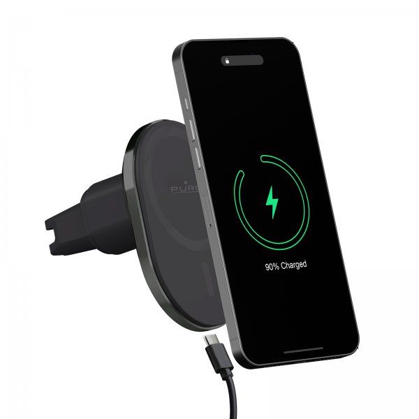 Puro Mobilholder til bil Mag Pro 15W MagSafe Svart