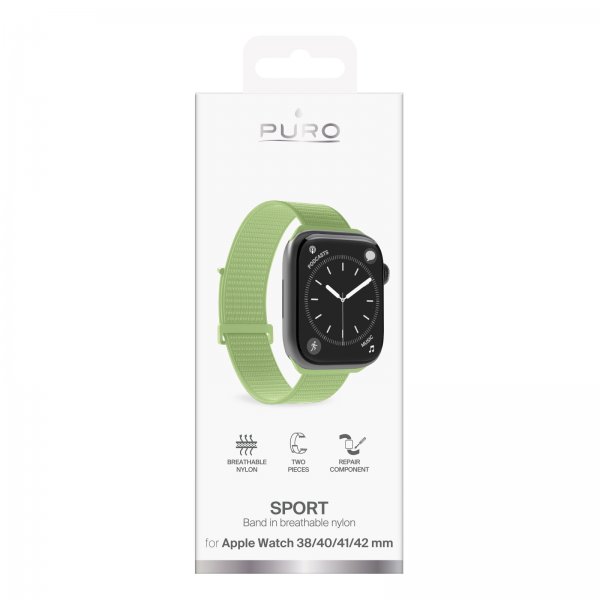Puro Apple Watch 38/40/41/42mm Armbånd Sport Strap Salted Lime