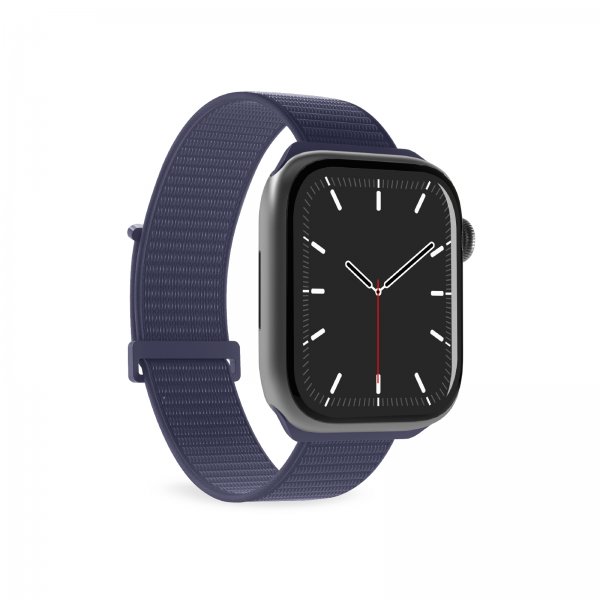 Puro Apple Watch 44/45/46/Ultra 49mm Armbånd Sport Strap Crown Blue