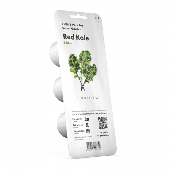 Click and Grow Smart hagepåfylling 3-pakke - Rødkål