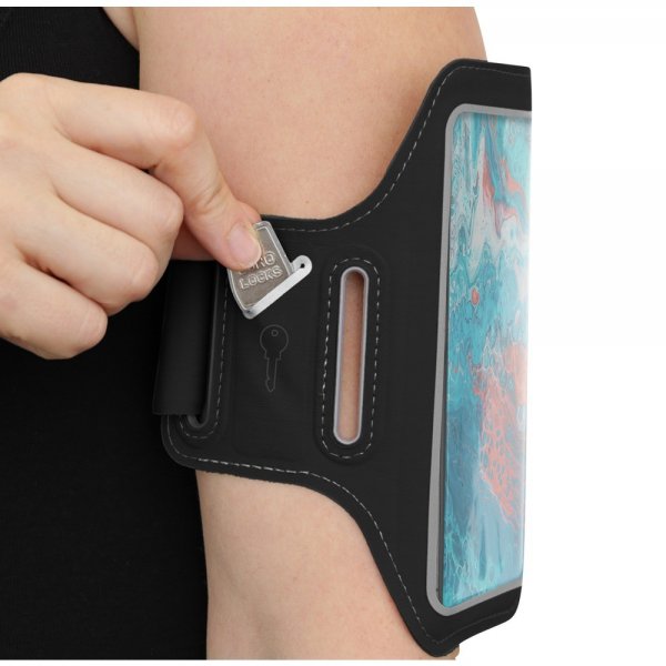 Streetz Armbånd Reflective Sports Armband Slim Svart