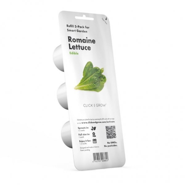 Click and Grow Smart Garden Refill 3-pakke - Romanosalat
