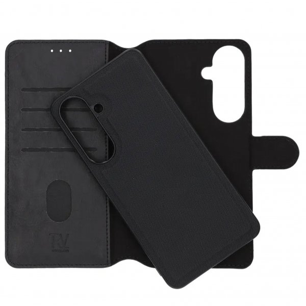Rvelon Samsung Galaxy S26 Plus Etui 4 Kortlomme Avtakbart deksel Svart