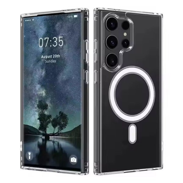 Rvelon Samsung Galaxy S25 Ultra Deksel TPU MagSafe Transparent